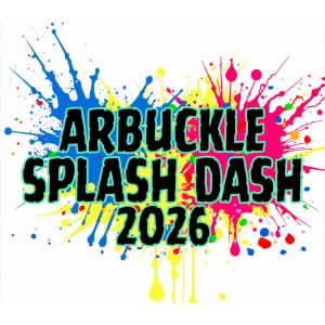 Arbuckle Splash Dash 2026 Logo