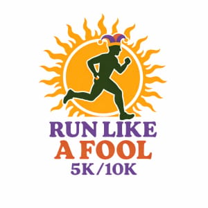 Run Like A Fool! 5K/10K Logo