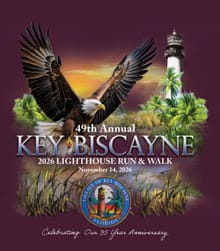 49th Annual Key Biscayne Lighthouse Run logo