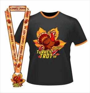 Grand Prairie Turkey Trot 5K Logo