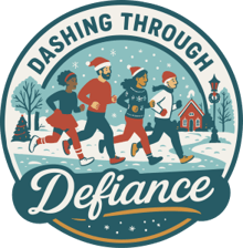 Dashing through Defiance - 1 MILE | 5K | 10K logo