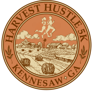 Kennesaw Grand Prix Race Series: Harvest Hustle 5K Logo