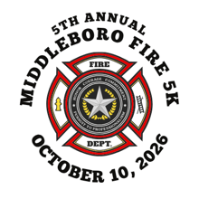 5th Annual Middleborough Fire 5K logo