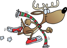 Lake Jovita 5K Reindeer Run logo