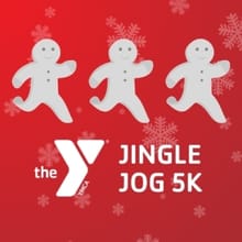Ithaca YMCA Jingle Jog and Family Fun Mile logo