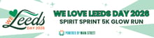 We Love Leeds Spirit Sprint 5K Glow Run logo