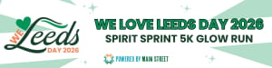 We Love Leeds Spirit Sprint 5K Glow Run Logo