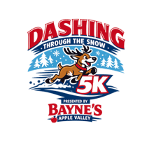 Bayne's Apple Valley Dashing Through The Snow 5K Trail Run logo