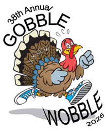 Chesterfield 38th Annual Gobble Wobble 5K logo