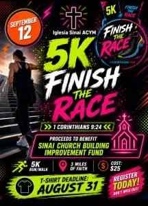 Finish the Race 5K Logo