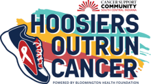 Hoosiers Outrun Cancer logo