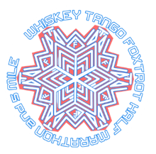 Whiskey Tango Foxtrot Trail Half Marathon & 5 Mile logo