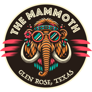 The Mammoth Glen Rose, TX - 100K - 50K - 25K - 10K - 5K and Mighty Mammoth 1K Fun Run Logo