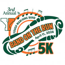 Yough Band on the Run 5k logo