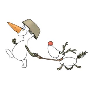 Snowman Shuffle 4 Miler Run/Walk 2027 Logo
