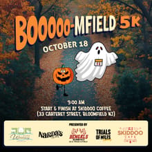 Boooo-mfield 5k logo