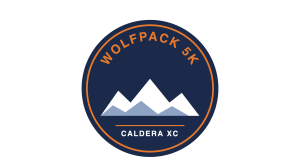 Wolfpack 5k - Community Race/Caldera XC Fundraiser Logo