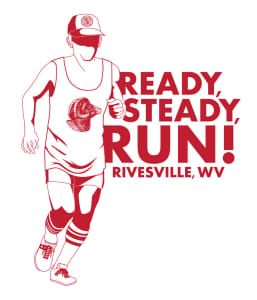 Ready, Steady, Run!           Short Story Brewing Rivesville - 5k Run / Walk Logo
