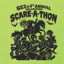 Scare-A-Thon Marathon and 10K logo