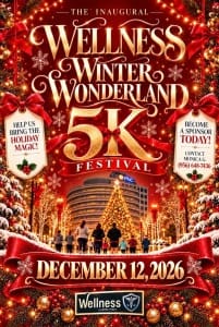 Wellness Winter Wonderland 5K Run logo