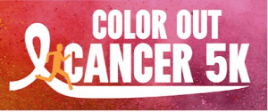 Color Out Cancer | Cancer Support Ministry 5K Color Run Logo