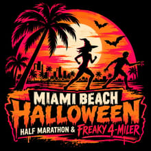 2027 Miami Beach Halloween Half Marathon & Freaky 4-Miler logo
