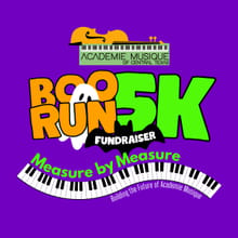 Academie Musique's Boo Run 5K and Family Fun Run logo