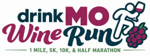 Drink MO Wine Run - 1 MILE, 5K, 10K & HALF MARATHON Logo