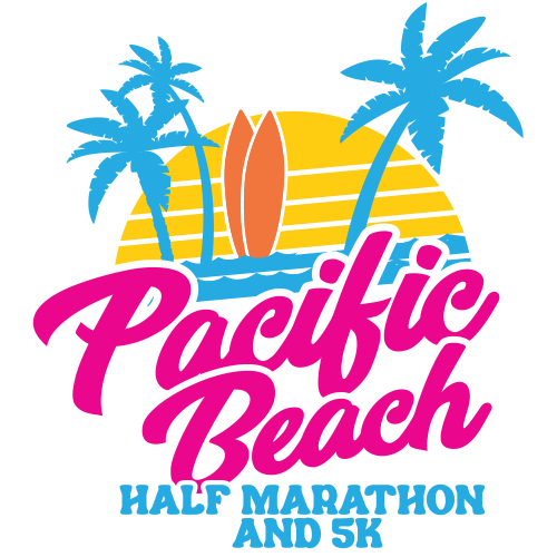 Pacific Beach Half Marathon & 5K Logo