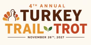 4th Annual Hutto Turkey "Trail" Trot Logo