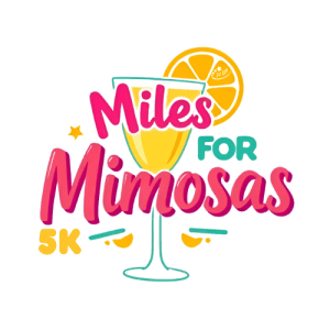 Eckert's Belleville Farm Miles for Mimosa 5k Logo