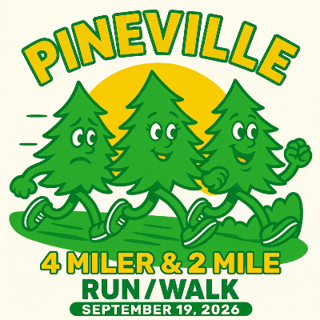 Pineville 4 Miler Logo
