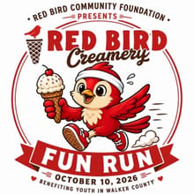 Red Bird Fun Run logo