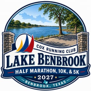 Lake Benbrook Half Marathon, 10K, & 5K Logo