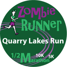 ZombieRunner Quarry Lakes logo