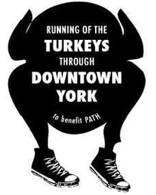 17th Annual Running of the Turkeys - 5K Run/Walk/Stroller Jog logo