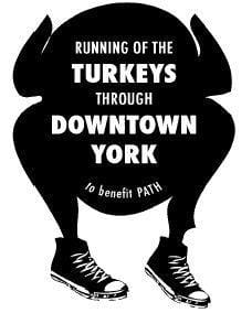17th Annual Running of the Turkeys - 5K Run/Walk/Stroller Jog Logo