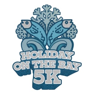 2026 Holiday on the Bay 5K and Kids Dash Logo