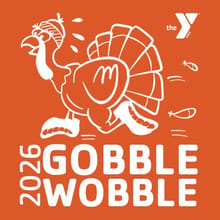 YMCA Gobble Wobble 5K and 1 Mile logo