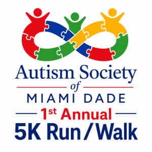 AUTISM SOCIETY OF MIAMI DADE 5K RUN/WALK AT ZOO MIAMI Logo