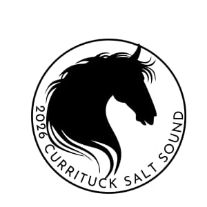 The Currituck Salt & Sound 10k, 5k and 1-Miler Logo