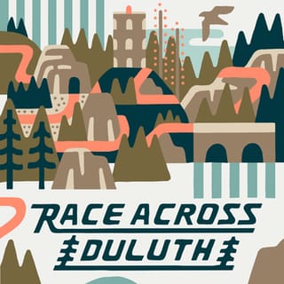 Race Across Duluth Logo