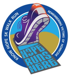 NCVAN 14th Annual Know Hope 5K Walk Run Logo