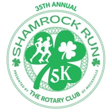 Mocksville Shamrock Run logo