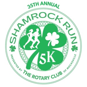 Mocksville Shamrock Run Logo