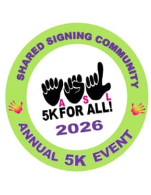 ASL-for-All 5K (Walk, Run & Roll) logo