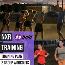 be bold. Running NXR Training 2026 logo