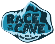 Race to the Cave Half Marathon, 10K & 5K logo