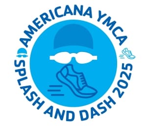 Americana YMCA Splash and Dash Logo