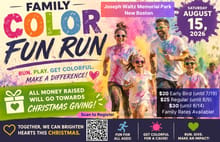 New Boston Family Color Fun Run logo
